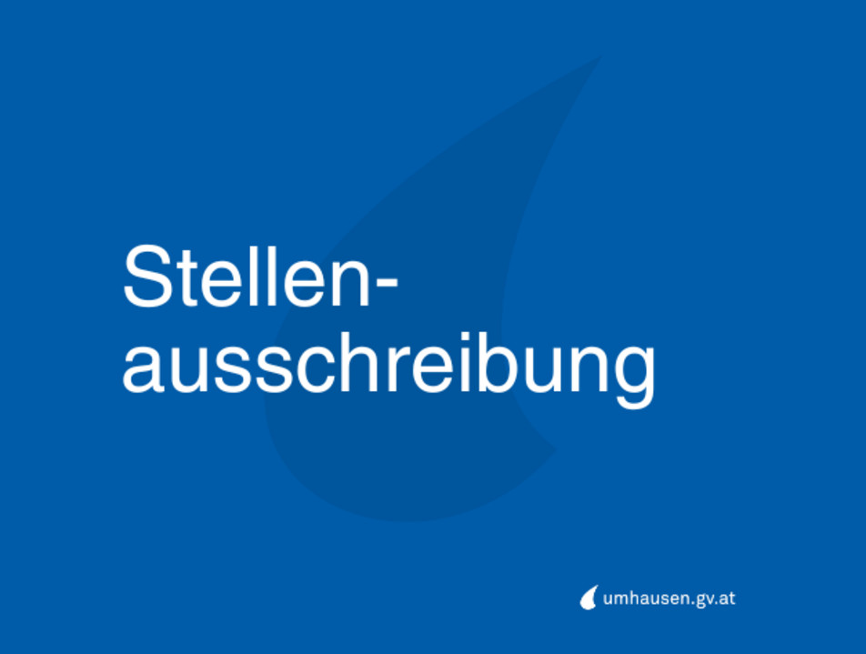 stellenausschreibung