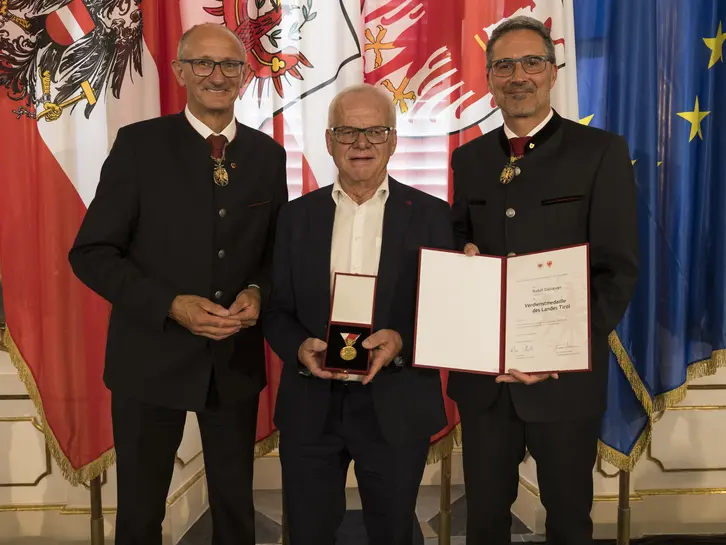 LH Anton Mattle, Rudi Dablander, LH Arno Kompatscher