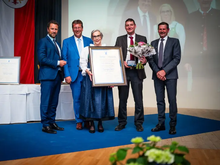 LH-StV. Georg Dornauer, Bgm. Mag. Jakob Wolf, Gudrun Lutz, Vize-Bgm. Michael Kapferer, Vize-Bgm. Helmut Falkner